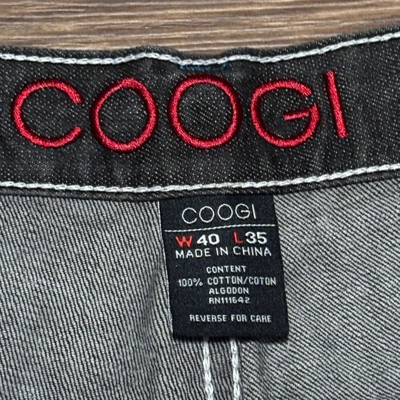 🔥🔥🔥VTG COOGI Black Straight Jeans Classic Style Size: W40 L35🔥🔥🔥 - Picture 7 of 16